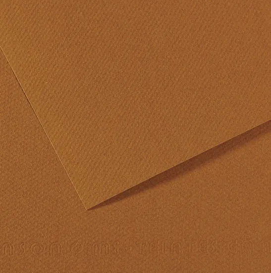 Colored paper - 160gsm - mi-teintes - 50x60cm - tobacco
