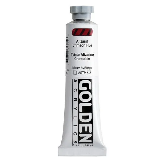 Acrylic heavy body - 2 oz alizarin crimson hue s7