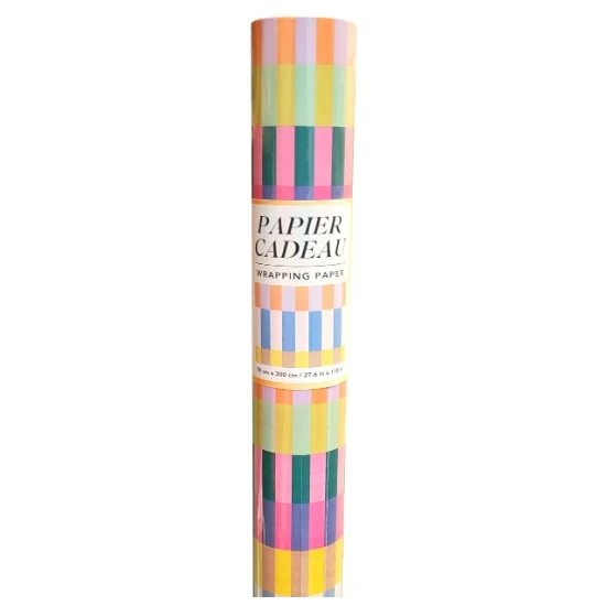 Wrapping Paper colorful Stripes