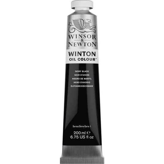 Winton oil - 200ml - ivory black - s1
