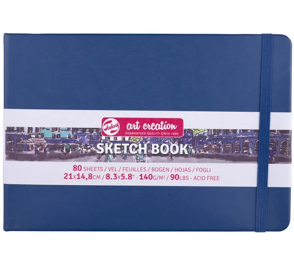 Art Creation Navy Sketchbook - 21X14cm