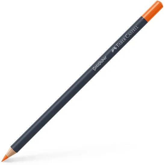 Goldfaber colour pencil dark cadmium orange