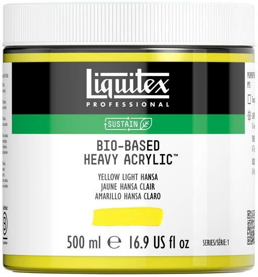 Bio hb acrylic - 16oz - yellow light hansa - s1