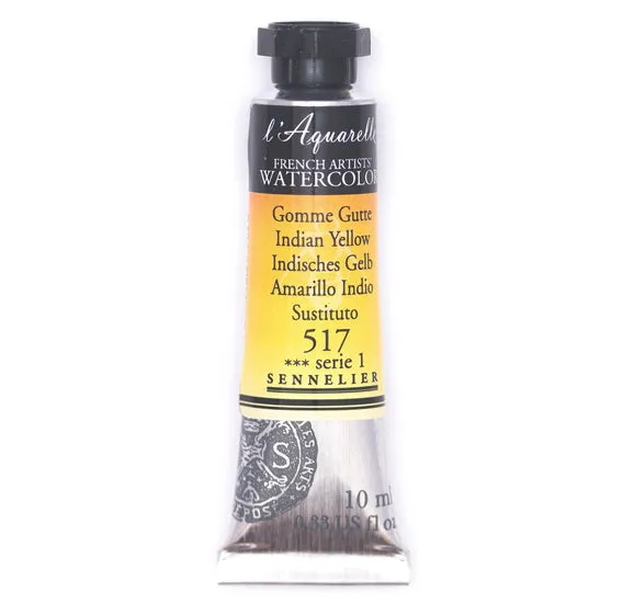 Watercolor tube - 10ml - gamboge - s1