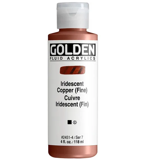 Acrylic fluid - 4 oz iridescent copper s7