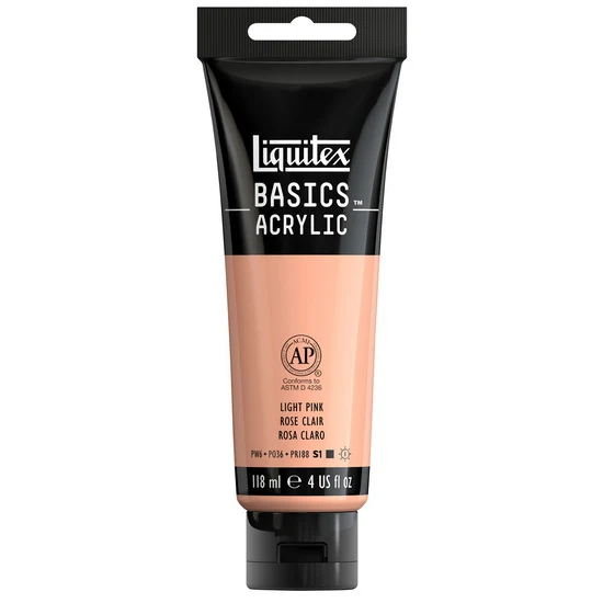 Basics acrylic - 4oz - light portrait pink