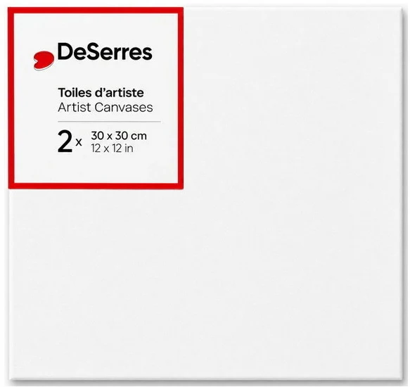 Basic Canvas 12x12x5/8 In - 2pcs