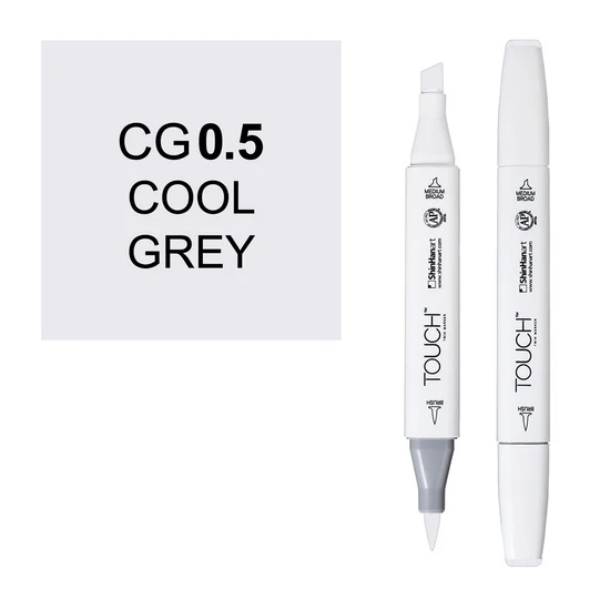 Touch Brush Marker Cool Grey no.0.5