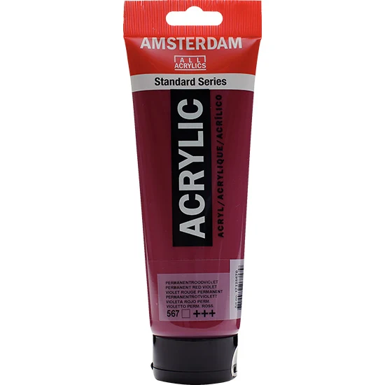 Amsterdam Acrylic Red Purple Permanent - 250ml