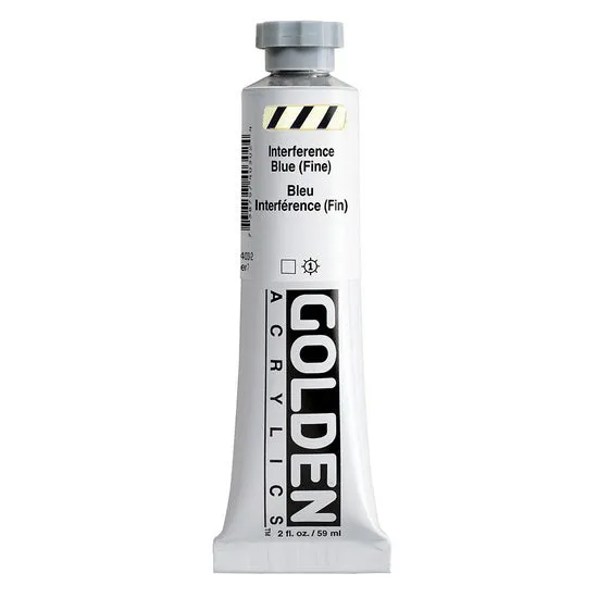 Acrylic heavy body - 2 oz interference blue fine s7