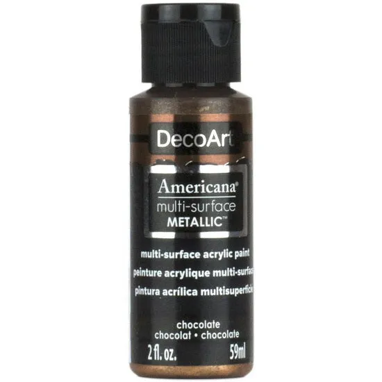 Americana Acrylic Satin Metallic Chocolate- 60ml