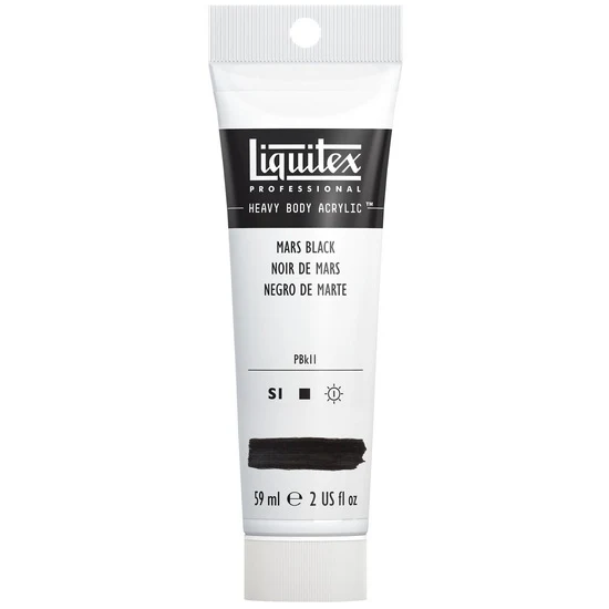 Acrylic hb - 2oz - mars black - s1