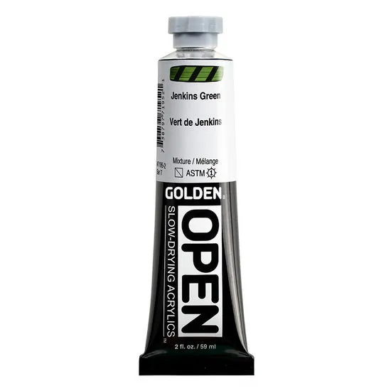 Acrylic open - 2 oz jenkins green s7