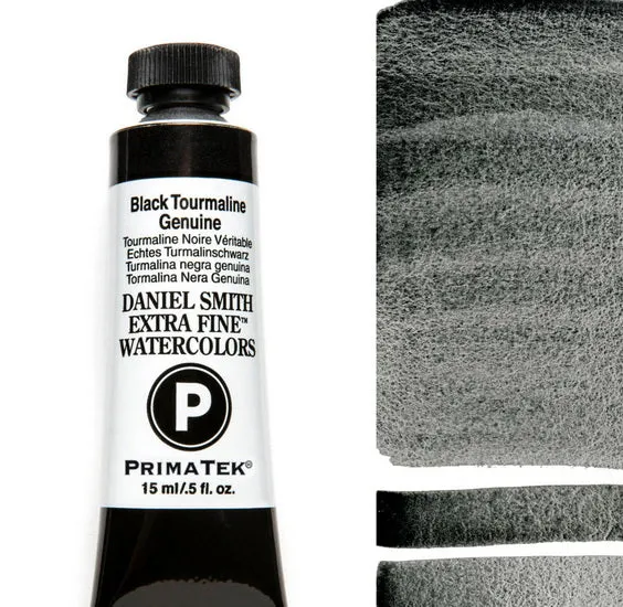 Watercolor Tube Black Tourmaline Genuine S3 - 15ml