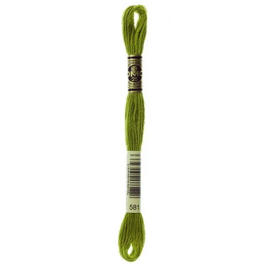 Embroidery floss - moss green - 581