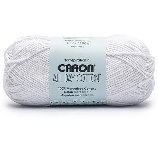 All day cotton yarn #4 - 100g - white shirt