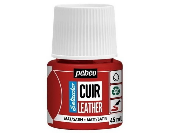 Leather Paint Intense Red 45ml