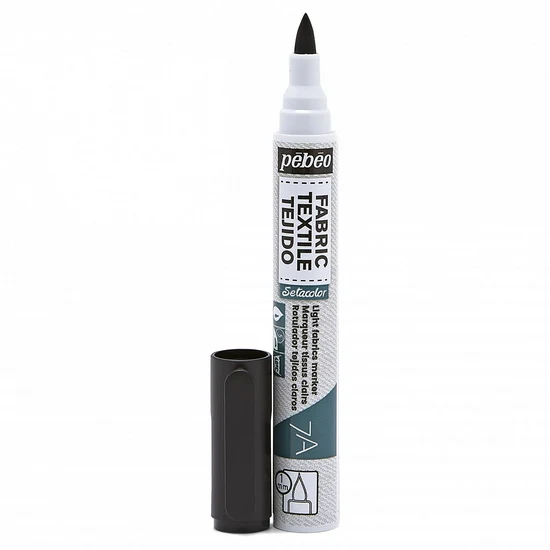 Textile marker - setacolor - light fabric - 1mm - black