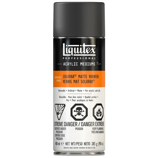 Soluvar Matte Varnish Spray - 400Ml