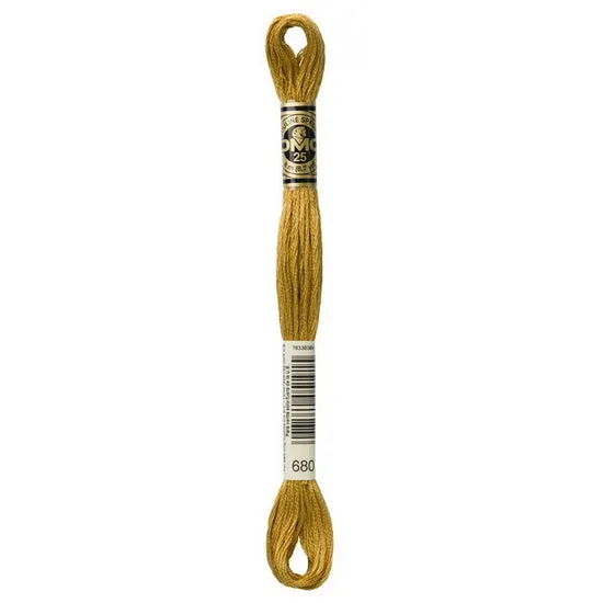 Embroidery floss - dark old gold - 680