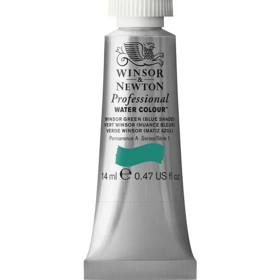 Professional watercolour - 14ml - winsor green blue shade - s1