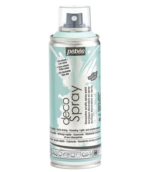 Acrylic spray - décospray - 200ml - matte pastel green