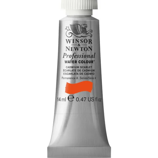 Professional watercolour - 14ml - cadmium scarlet - s4