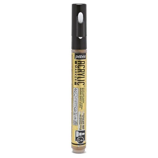 Acrylic marker - decomarker - round 4mm - precious gold