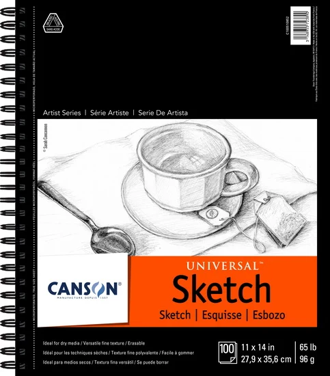 Sketchbook - spiral - 65lb - 11x14in (100s)