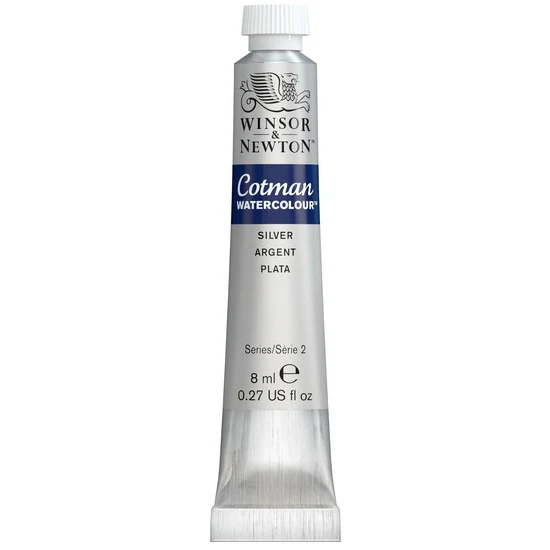 Cotman watercolour - 8ml - silver - s2
