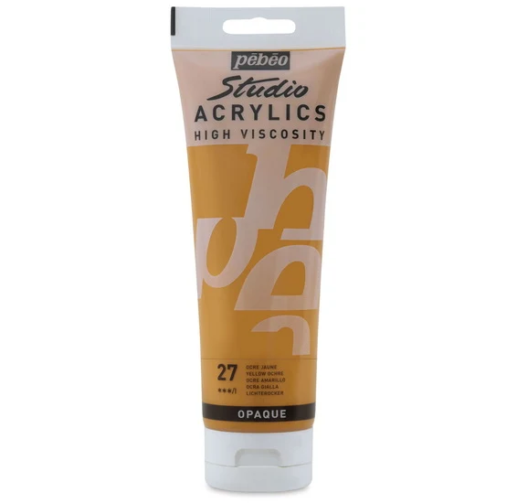 Acrylic hv - studio - 250ml - yellow ochre