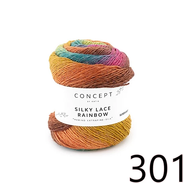 SILKY LACE RAINBOW by Katia