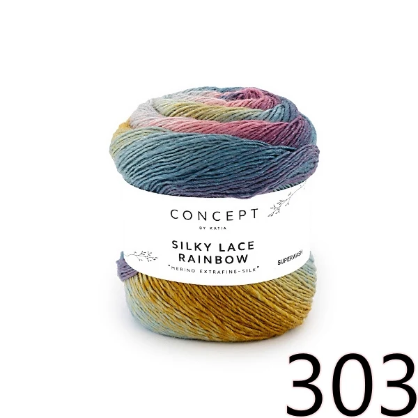 SILKY LACE RAINBOW by Katia