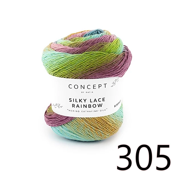SILKY LACE RAINBOW by Katia