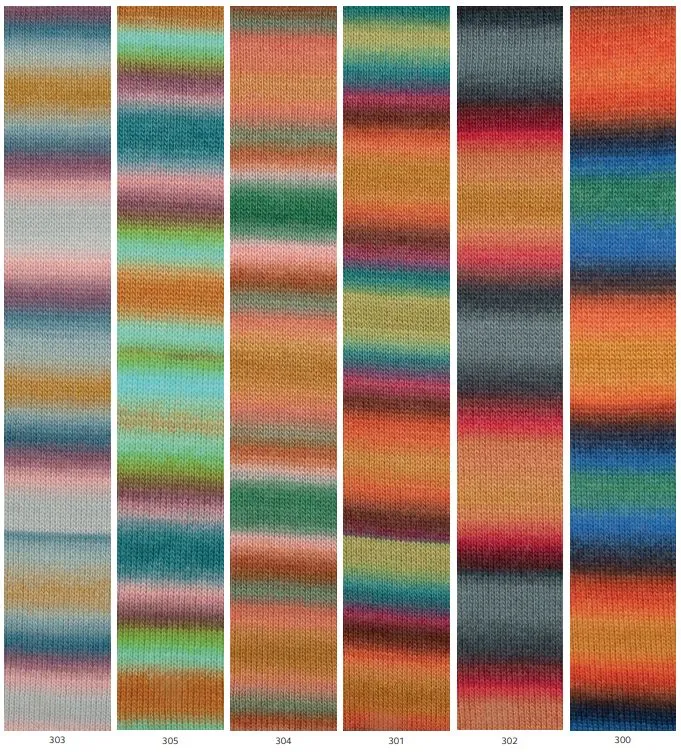 SILKY LACE RAINBOW by Katia