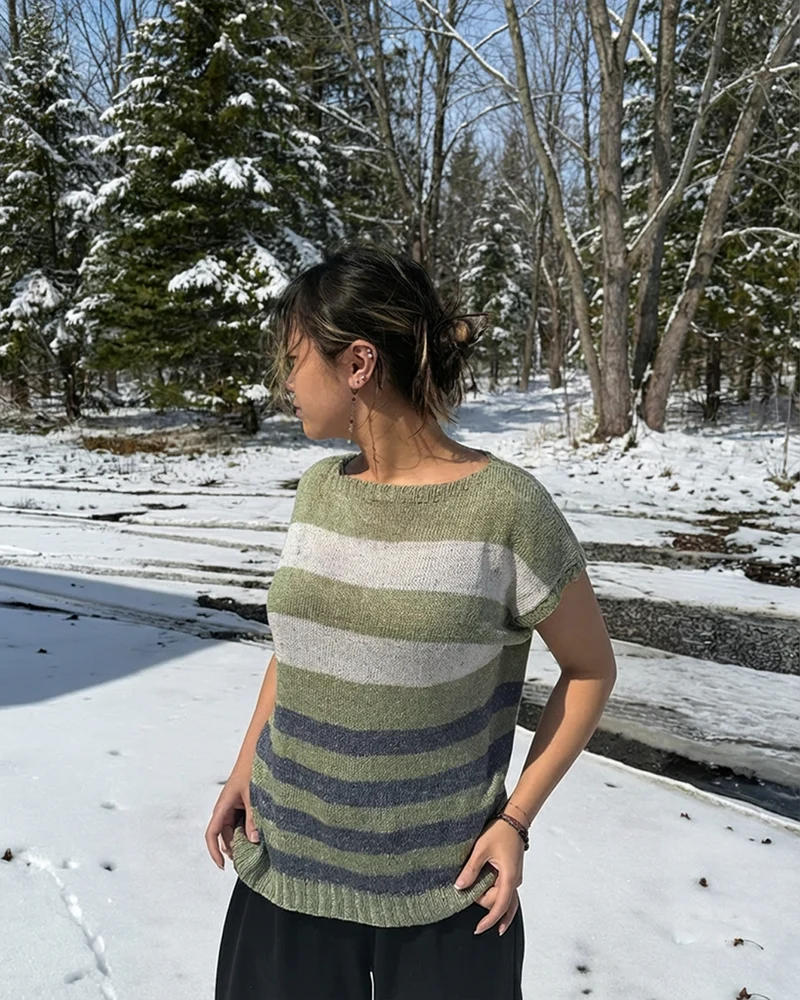 Ciao Bella Tee | Knitting pattern and Optional kits