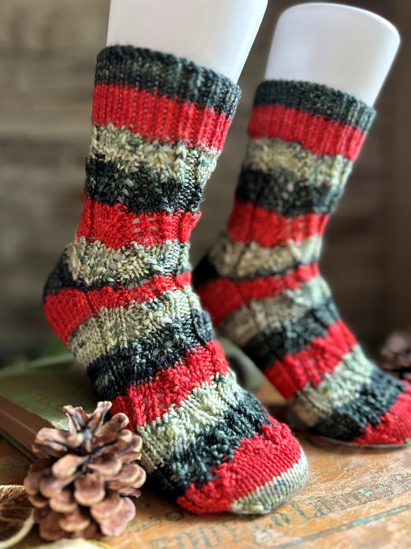 After Eight Socks | Knitting pattern and Optional kits