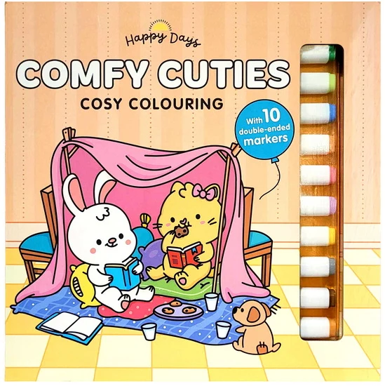 Comfy cuties : Deluxe cosy colouring kit