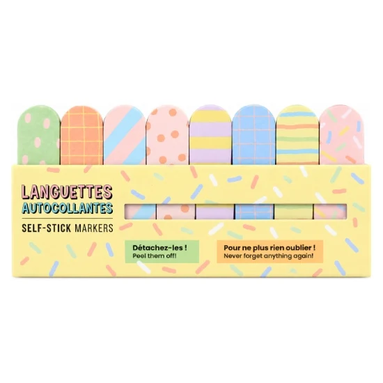 Languettes autocollantes géométriques