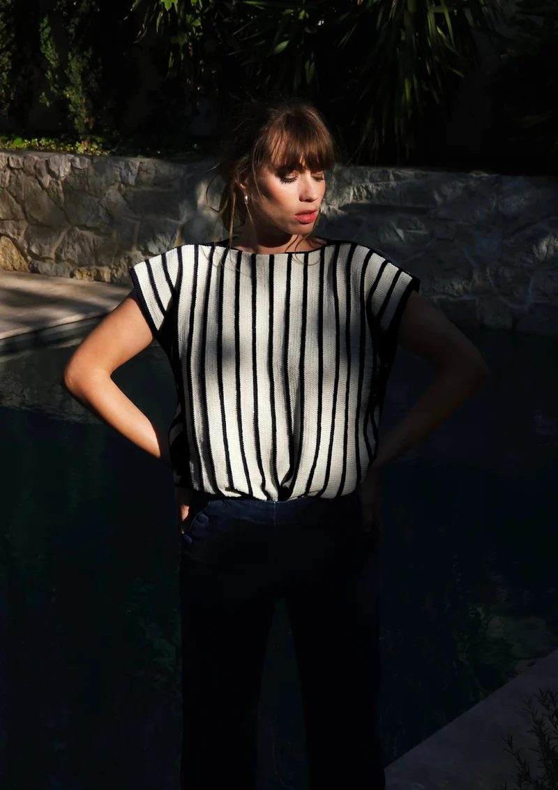 Pull Astrid à tricoter.