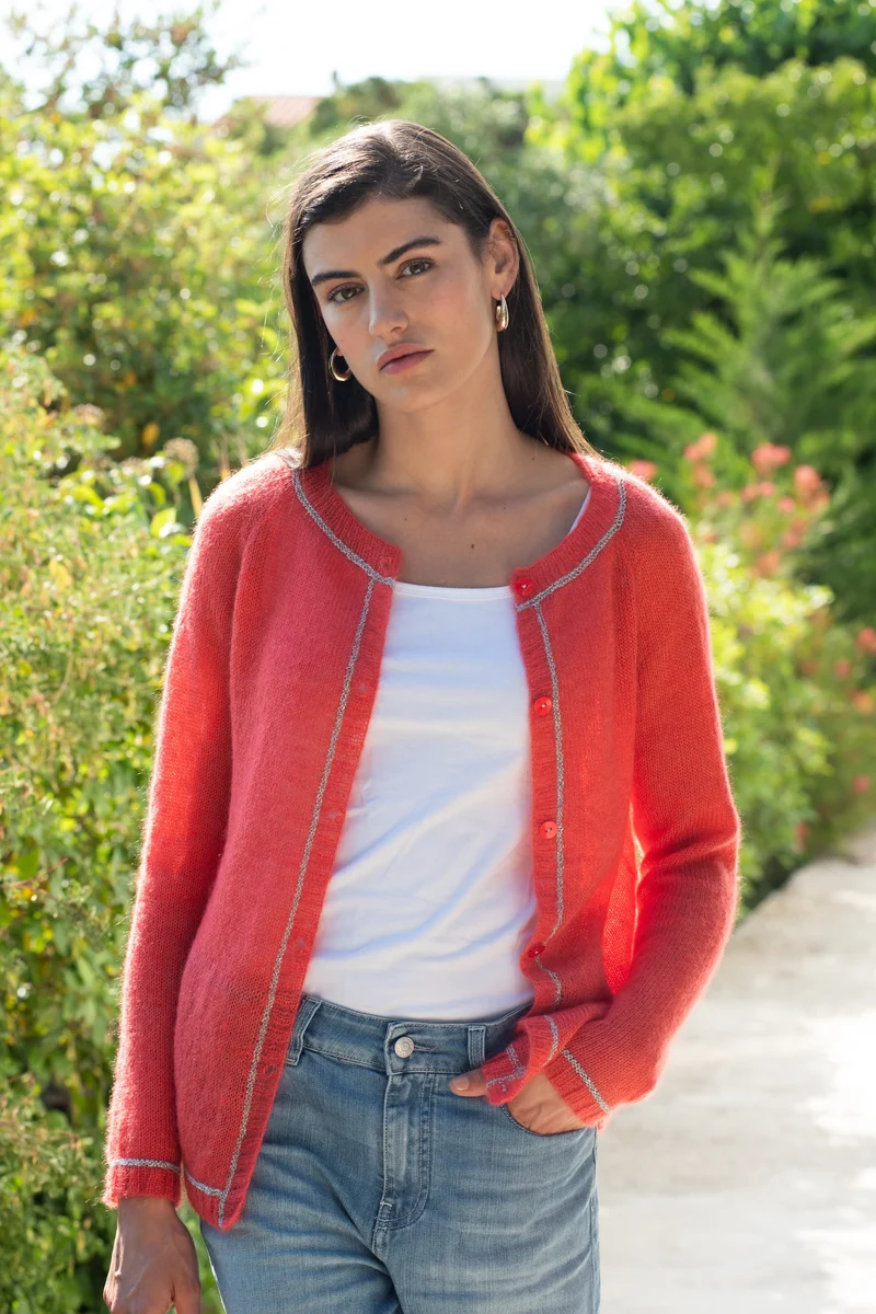Cardigan Cassis à tricoter.