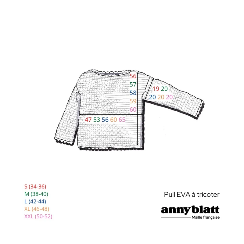 Pull Eva au crochet.