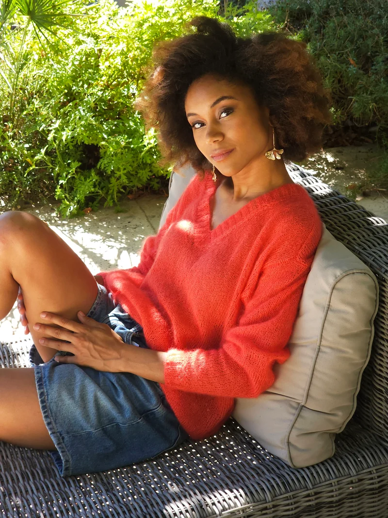 Pull Olivia à tricoter.