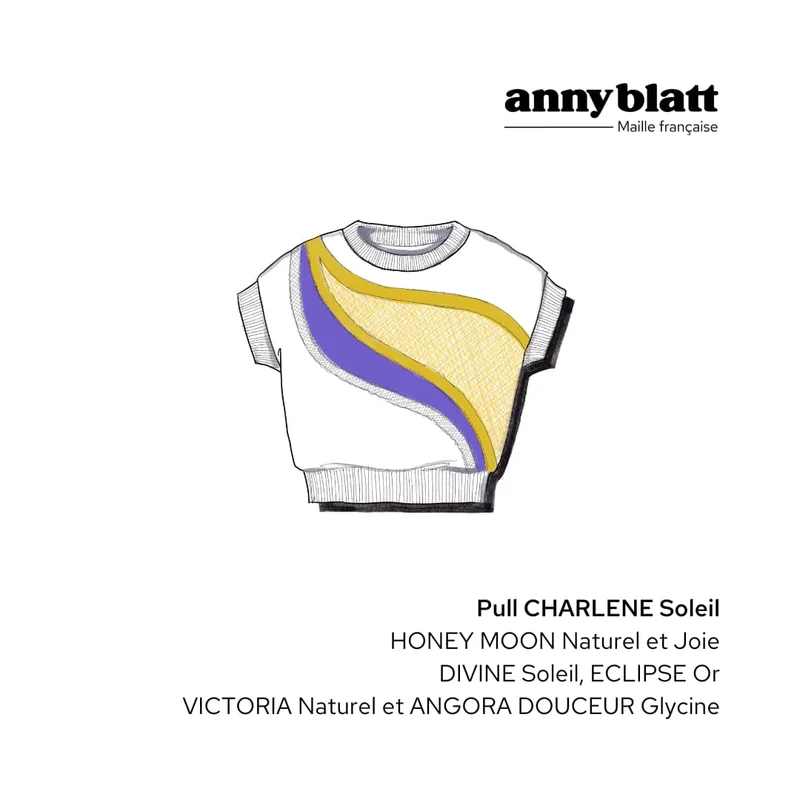 Pull Charlène à tricoter.