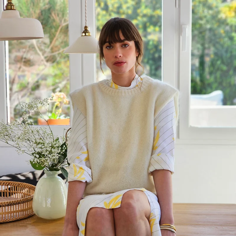 Pull Suzie écru.