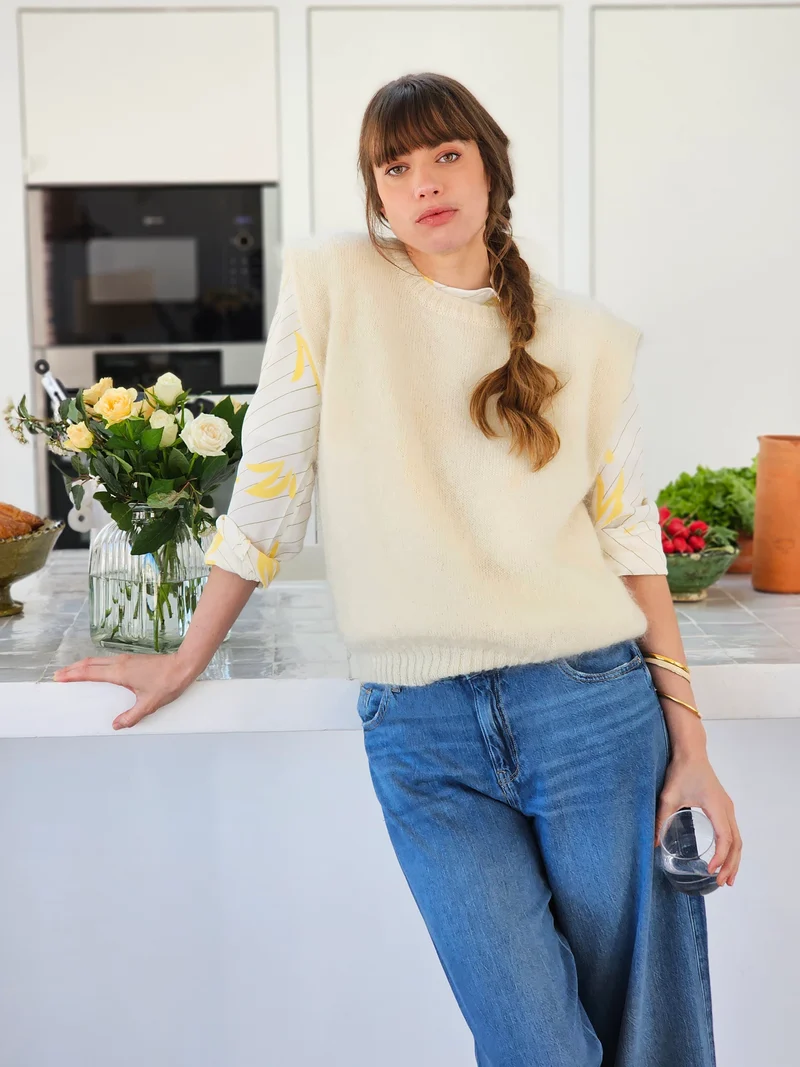 Pull Suzie écru.
