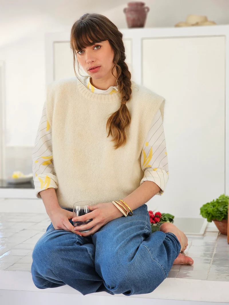 Pull Suzie écru.