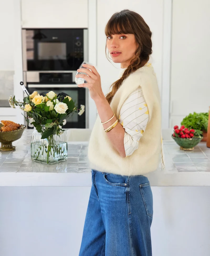 Pull Suzie écru.
