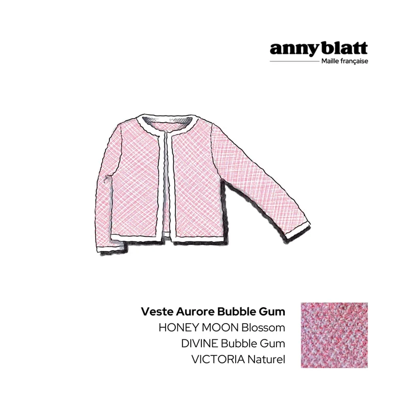 Veste Aurore à tricoter.