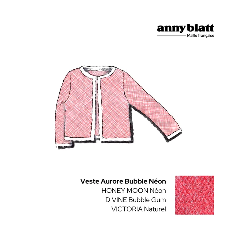 Veste Aurore à tricoter.